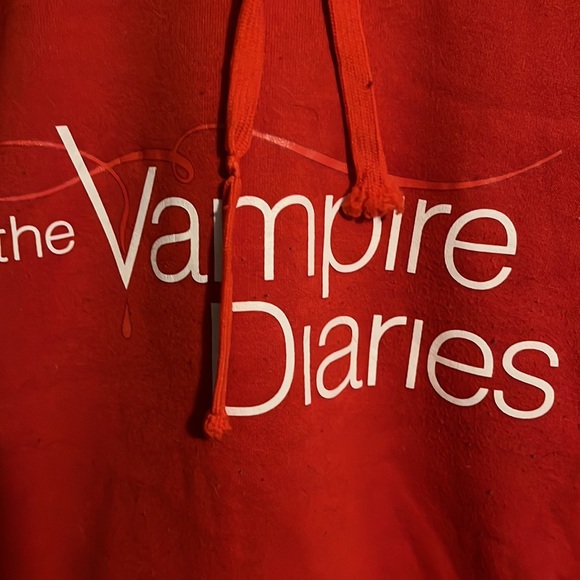 Womens The Vampire Dairies Kangaroo Pocket Hoodie - Picture 3 of 3
